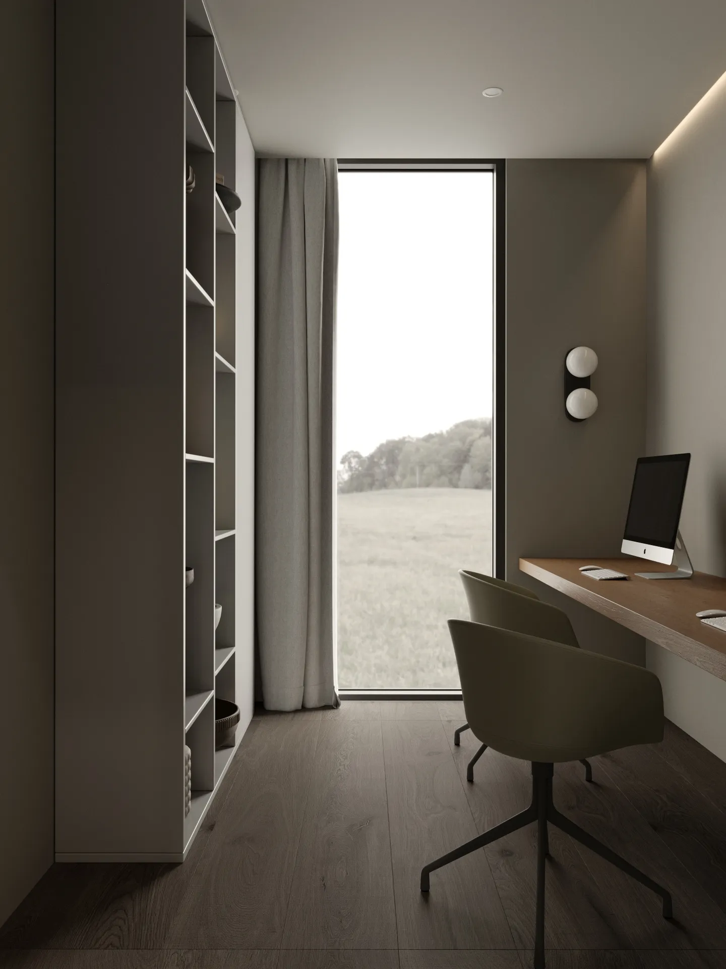 Кабінет, де праця та натхнення взаємодіють в єдиному просторі